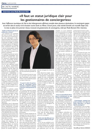 Article de presse sur Le Réseau